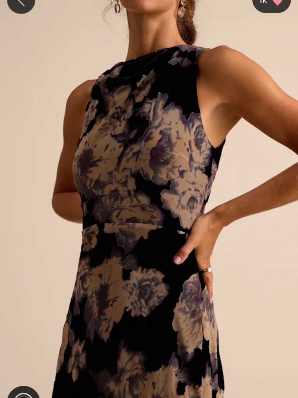 Lulus Ramonda Black Velvet Burnout Sleeveless Maxi Dress - Size XL - Picture 2 of 4